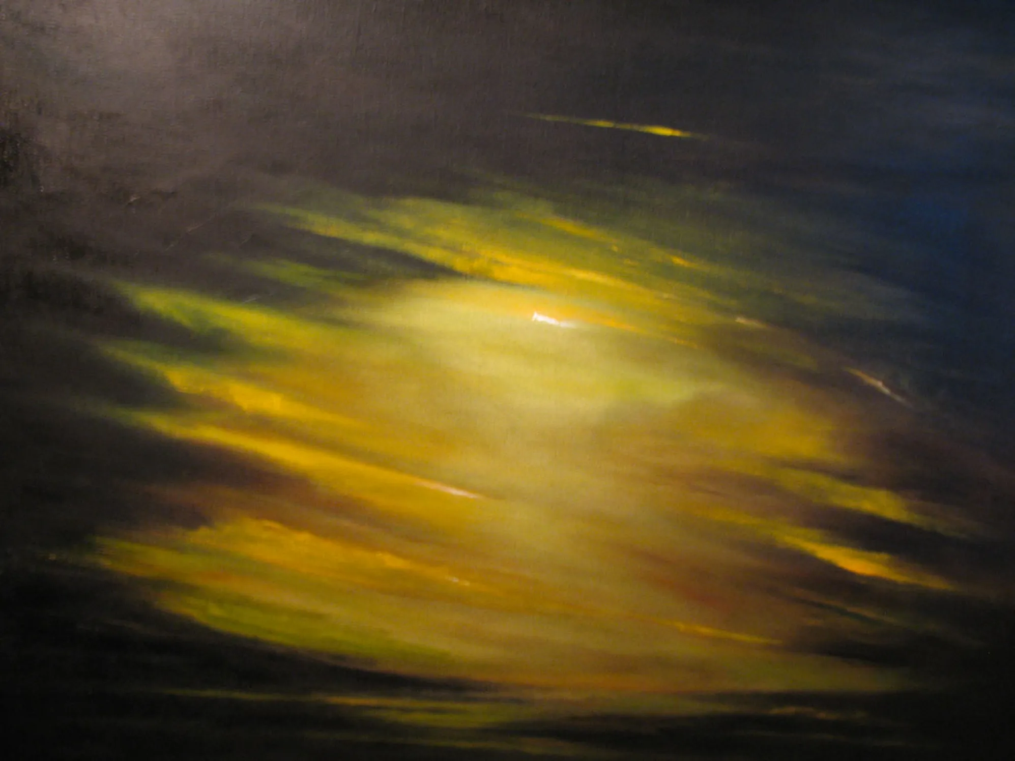 The green borealis lights