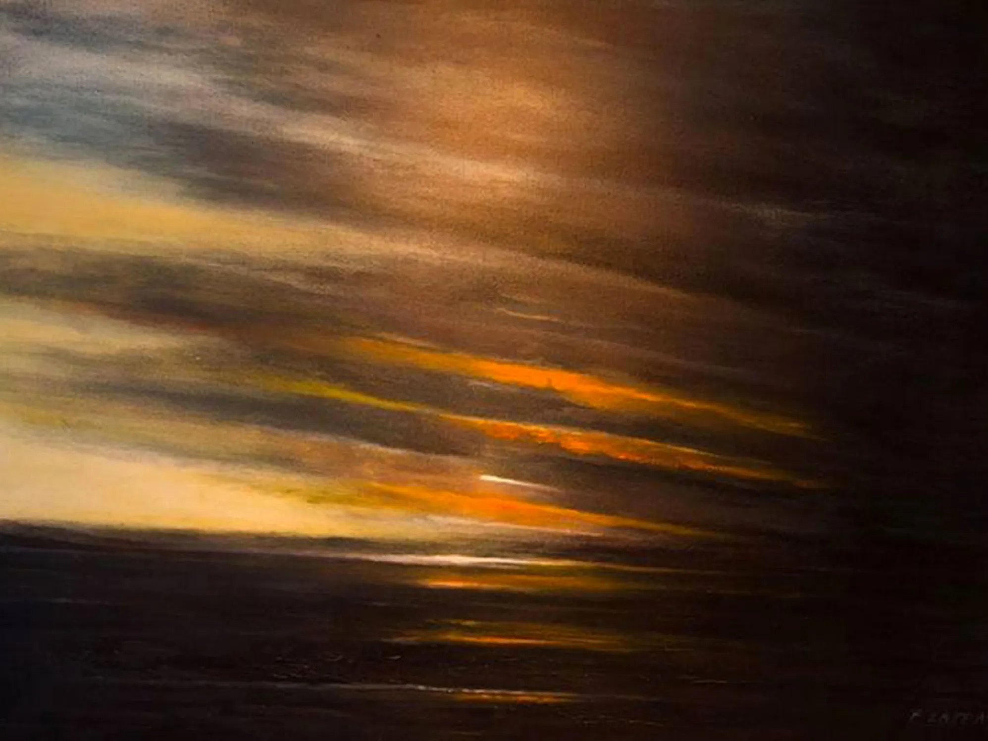 Midnight sun bleu