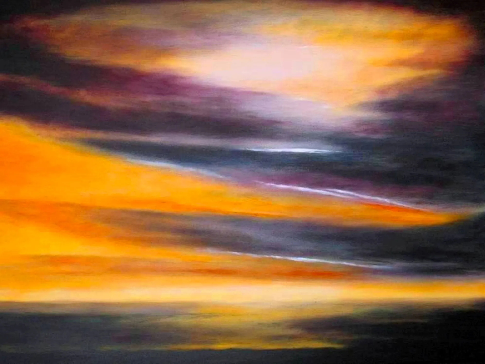 Lights over Alesund lands