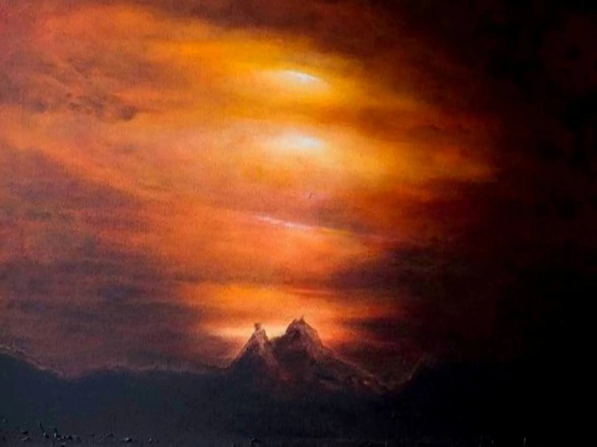 Lights over the Valhalla