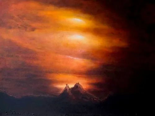 Lights over the Valhalla